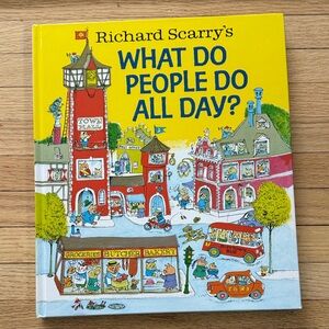 Richard Scarry's What Do People Do All Day? Hardcover Book Brand New